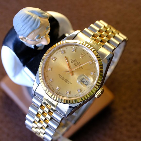 Rolex Datejust Factory Diamond Dial 36mm Watch - Picture 7 of 11